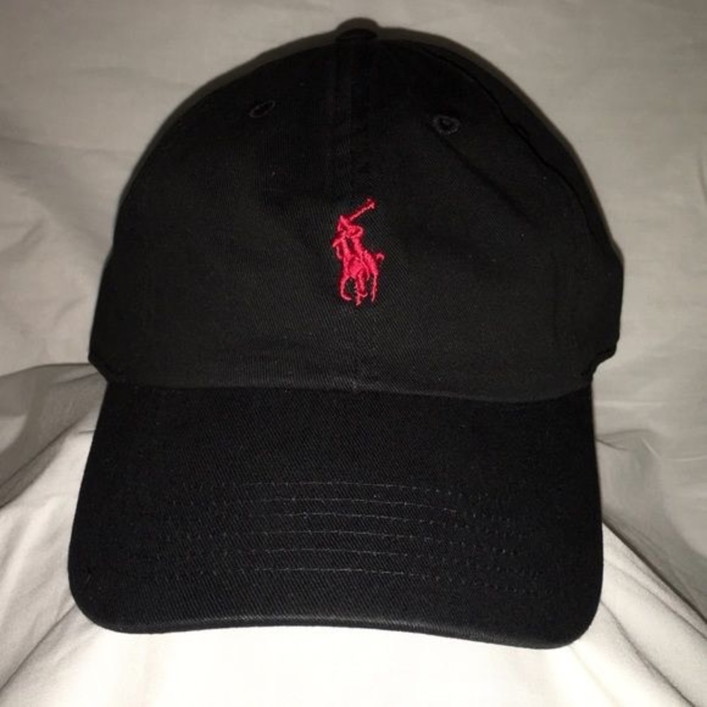 Black Ralph Lauren Baseball Cap